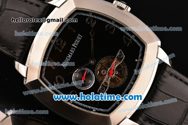Audemars Piguet Tradition Asia ST22 Automatic Steel Case with Silver Arabic Numeral Markers and Black Dial - Click Image to Close